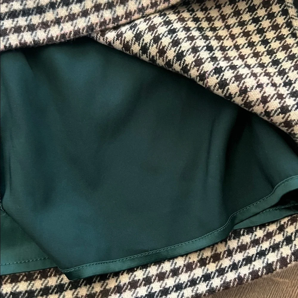 Scotch & Soda Miniskirt In Heritage Check Brown . Size L